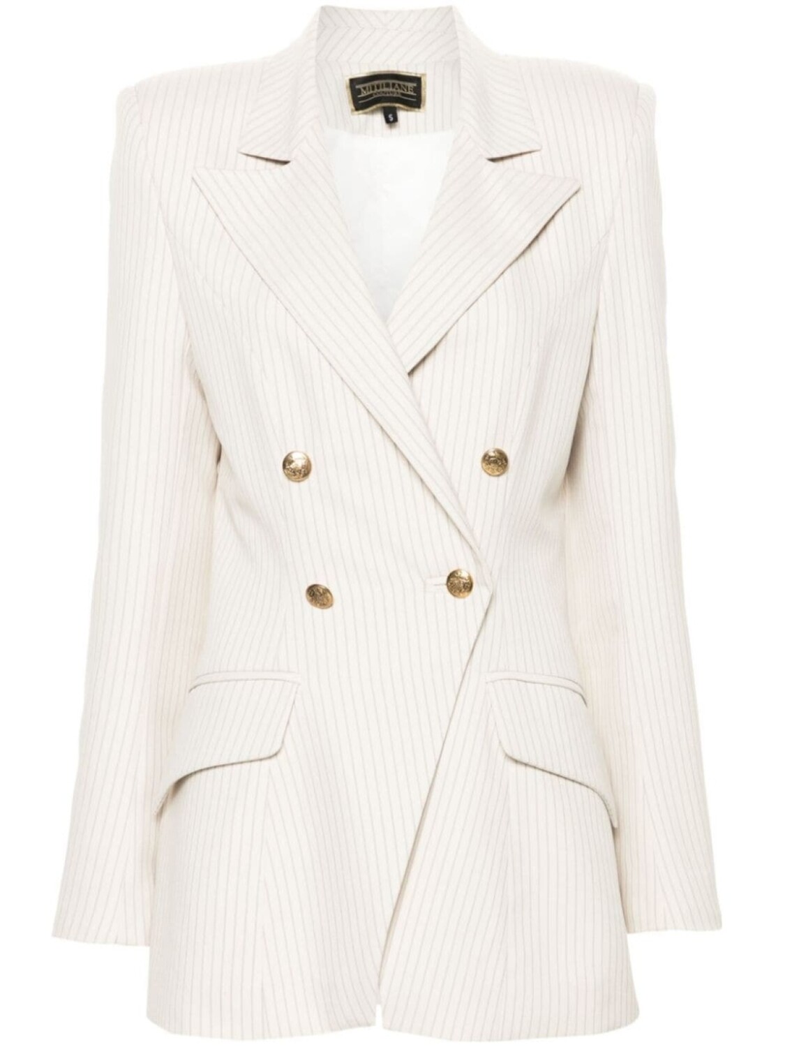 MITILIANE COUTURE пиджак в полоску, нейтральный цвет
MITILIANE COUTURE пиджак в полоску, нейтральный цвет