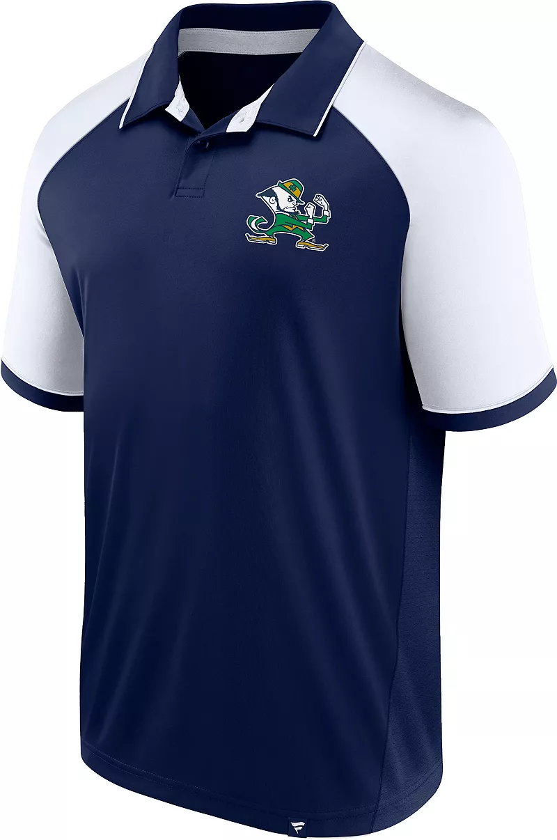 Мужская футболка-поло NCAA Notre Dame Fighting Irish Navy/White с логотипом Agility Fanatics
Мужская футболка-поло NCAA Notre Dame Fighting Irish Navy/White с логотипом Agility Fanatics