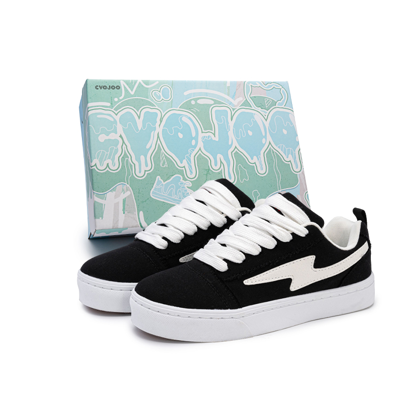 CVOJOO Скользоустойчивые унисекс скейтерские кроссовки лоу-топ черные - черно-зеленые, цвет Black Green
CVOJOO Скользоустойчивые унисекс скейтерские кроссовки лоу-топ черные - черно-зеленые, цвет Black Green