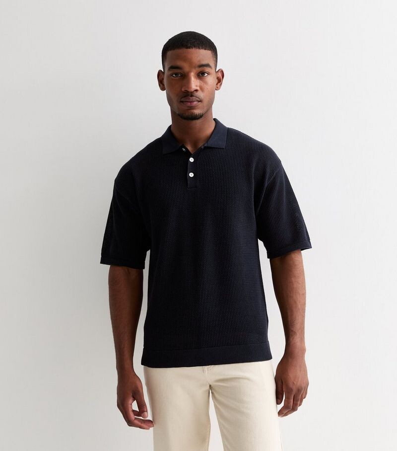 Темно-синяя трикотажная рубашка-поло с короткими рукавами Jack & Jones Jack & Jones, военно-морской
Темно-синяя трикотажная рубашка-поло с короткими рукавами Jack & Jones Jack & Jones, военно-морской