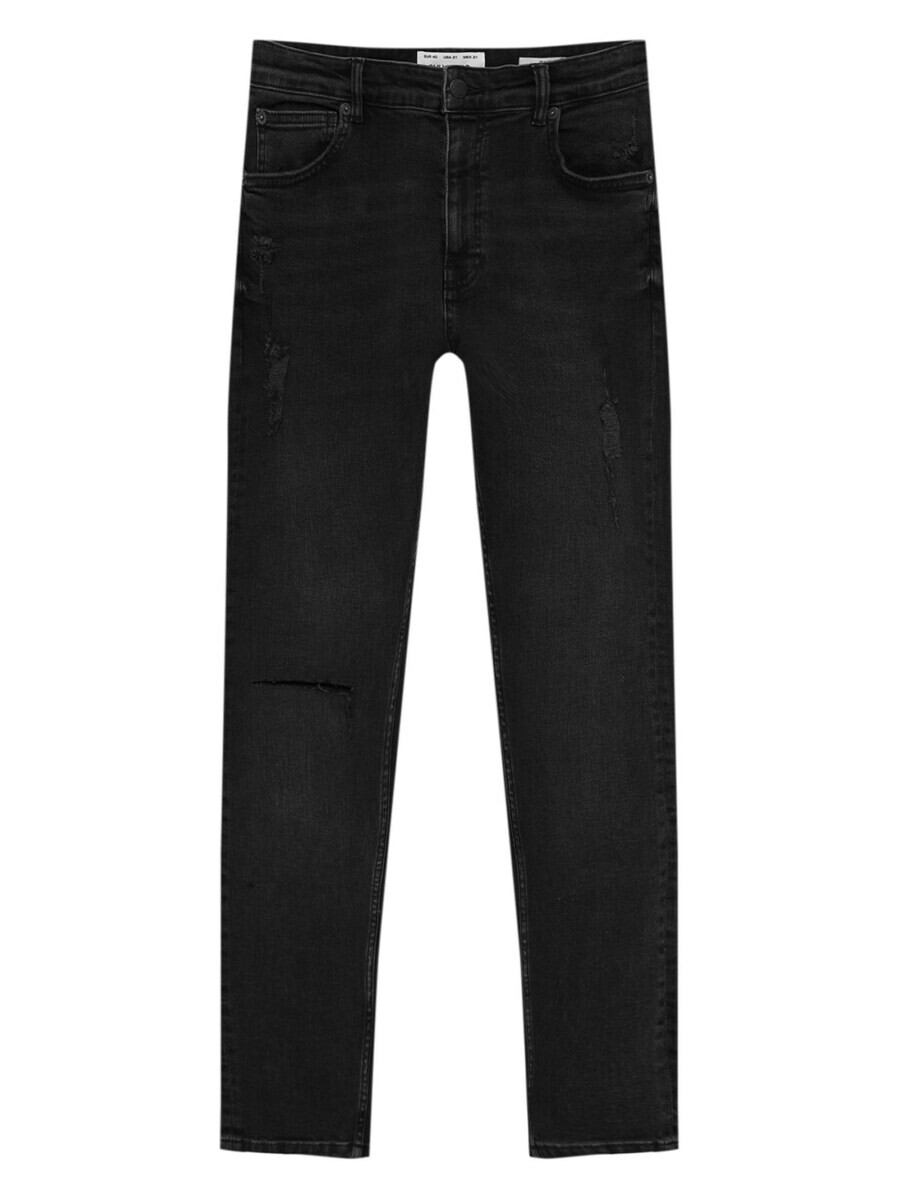 Повседневные джинсы Pull&Bear, черный деним
Повседневные джинсы Pull&Bear, черный деним