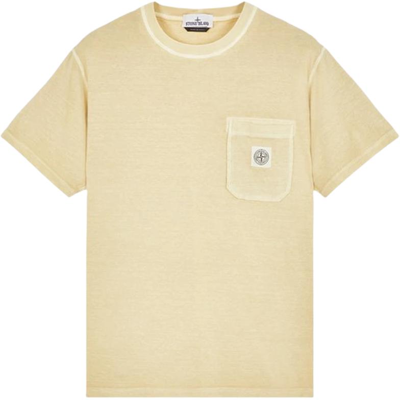STONE ISLAND Футболка мужская бежевая
STONE ISLAND Футболка мужская бежевая