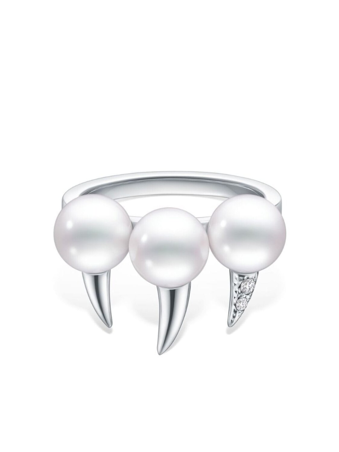 Кольцо Collection Line Danger Fang из белого золота с жемчугом TASAKI, серебряный
Кольцо Collection Line Danger Fang из белого золота с жемчугом TASAKI, серебряный