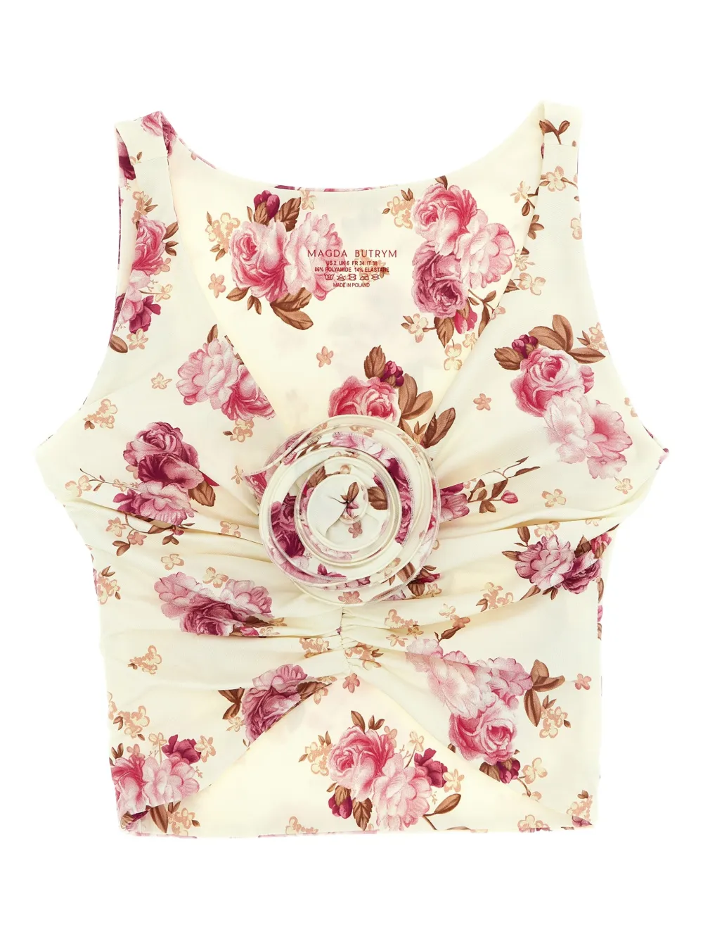 Бикини-топ с цветочным принтом Magda Butrym, нейтральный
Бикини-топ с цветочным принтом Magda Butrym, нейтральный