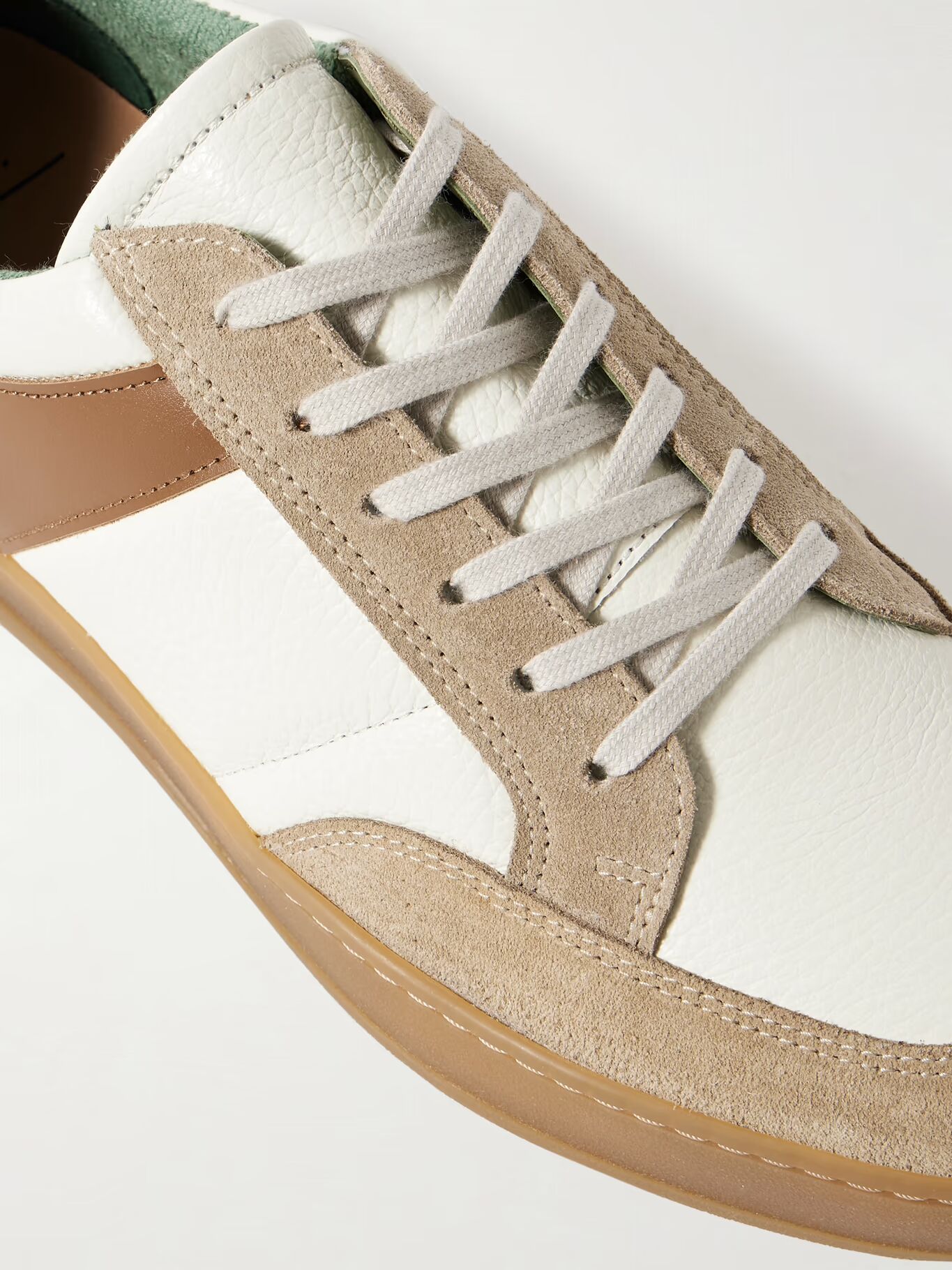 Кроссовки из замши и кожи в стиле колор-блок MR P., нейтральный
Кроссовки из замши и кожи в стиле колор-блок MR P., нейтральный