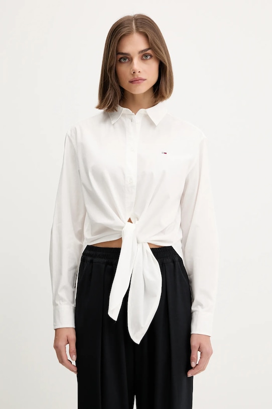 Хлопковая рубашка Tommy Jeans, белый
Хлопковая рубашка Tommy Jeans, белый