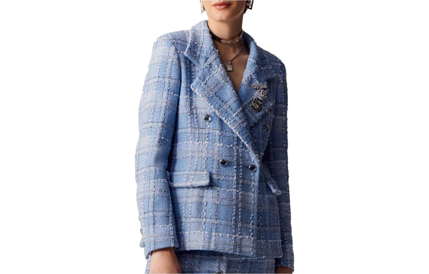 Деловой костюм женский многоцветный Chanel 
Деловой костюм женский многоцветный Chanel