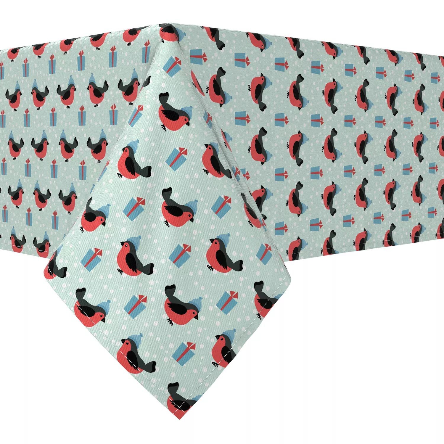 Прямоугольная скатерть, 100 % хлопок, 60x120 дюймов, Winter Cardinals & Presents
Прямоугольная скатерть, 100 % хлопок, 60x120 дюймов, Winter Cardinals & Presents