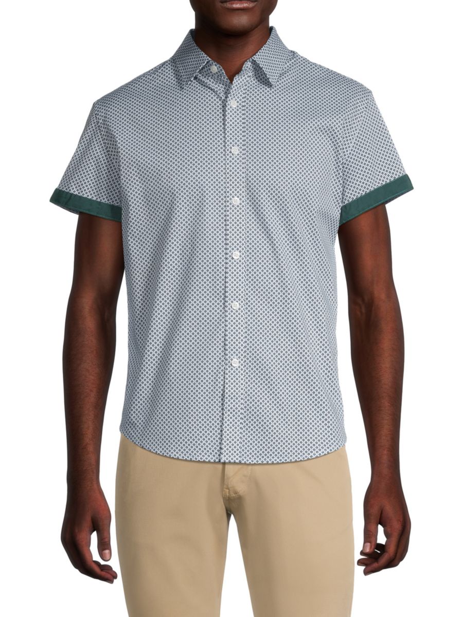 Рубашка с геометрическим принтом DUCHAMP LONDON, цвет Dark Green
Рубашка с геометрическим принтом DUCHAMP LONDON, цвет Dark Green