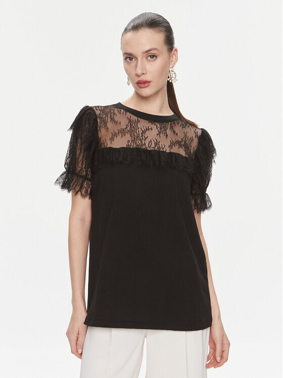 Блуза стандартного кроя Twinset, черный
Блуза стандартного кроя Twinset, черный