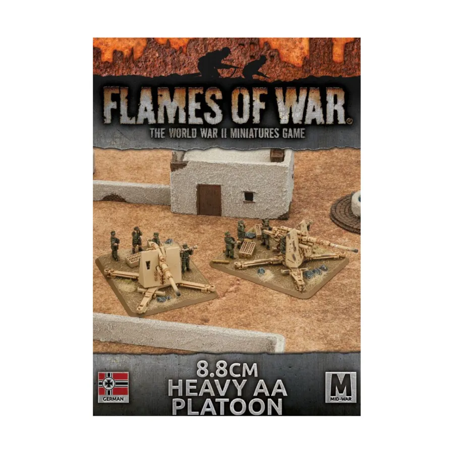8,8-см тяжелый зенитный взвод, Flames of War - WWII - German - Artillery, AA, AT & AFV's (4th Edition)
8,8-см тяжелый зенитный взвод, Flames of War - WWII - German - Artillery, AA, AT & AFV's (4th Edition)