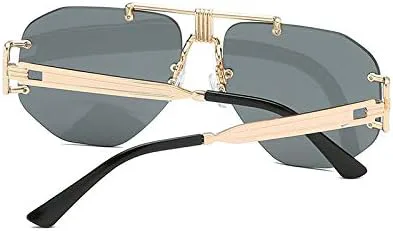 Солнцезащитные очки без оправы для женщин и мужчин, прозрачные солнцезащитные очки, женская металлическая оправа, черный цвет Grandient MTZJH, Gradient-gray
Солнцезащитные очки без оправы для женщин и мужчин, прозрачные солнцезащитные очки, женская металлическая оправа, черный цвет Grandient MTZJH, Gradient-gray