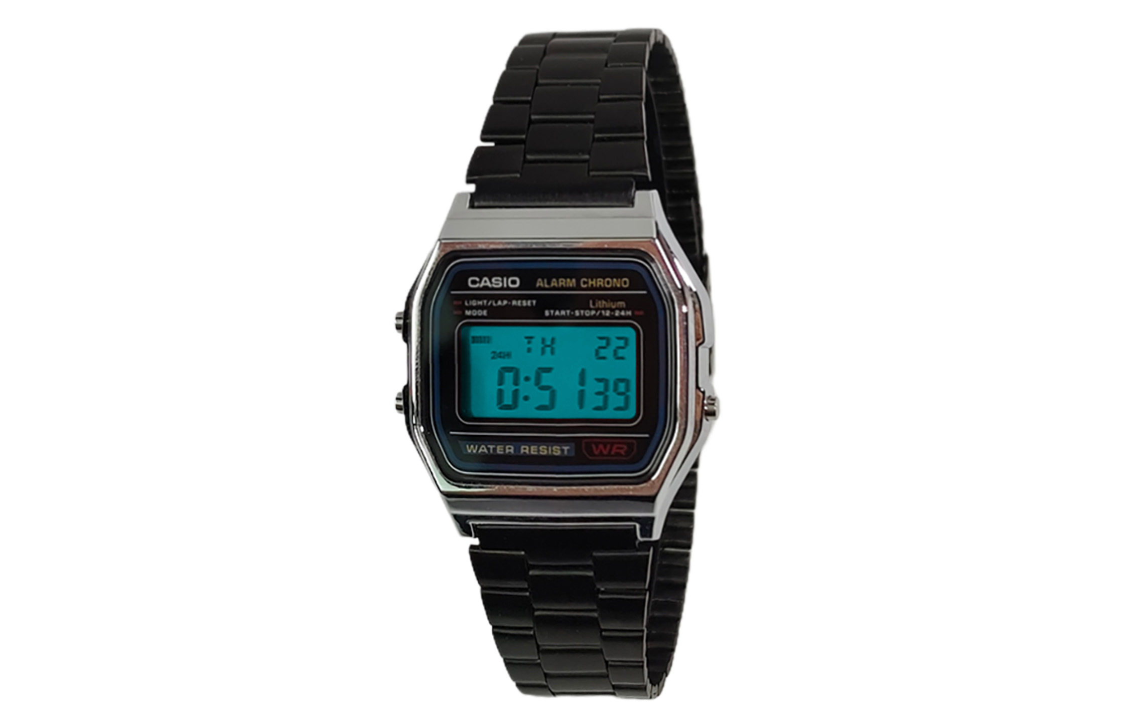 CASIO Кварцевые часы унисекс с черным циферблатом на стальном браслете
CASIO Кварцевые часы унисекс с черным циферблатом на стальном браслете