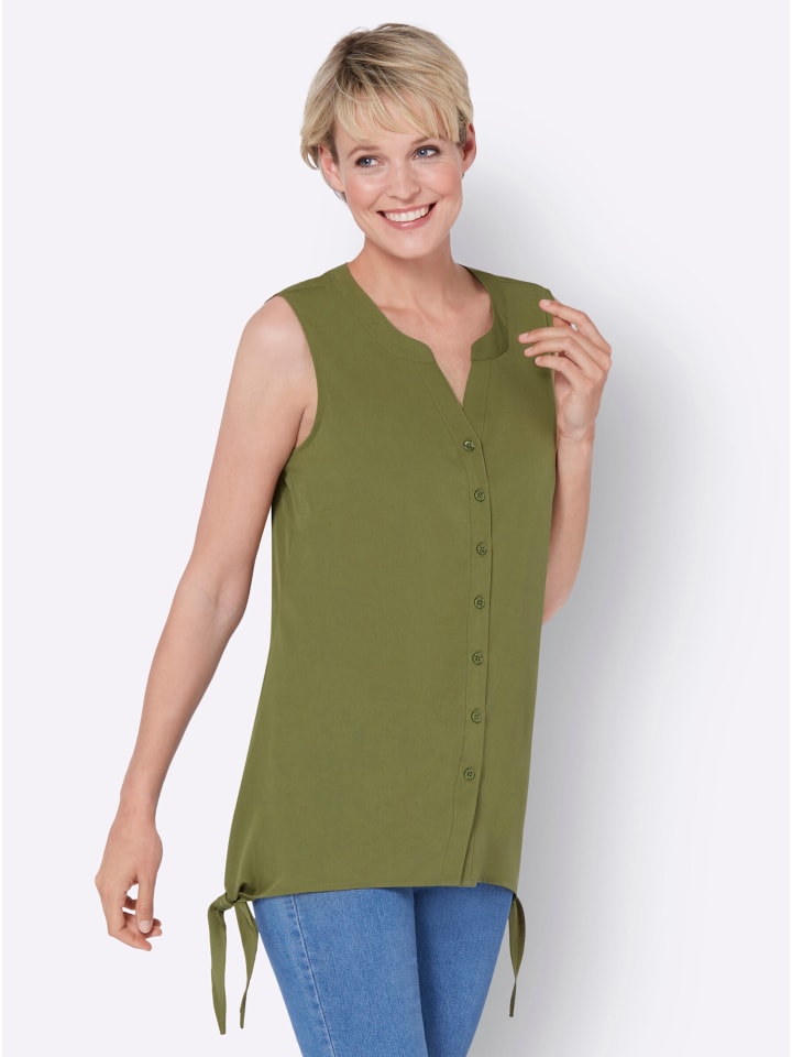 Топ Sieh an!, оливковый
Топ Sieh an!, оливковый