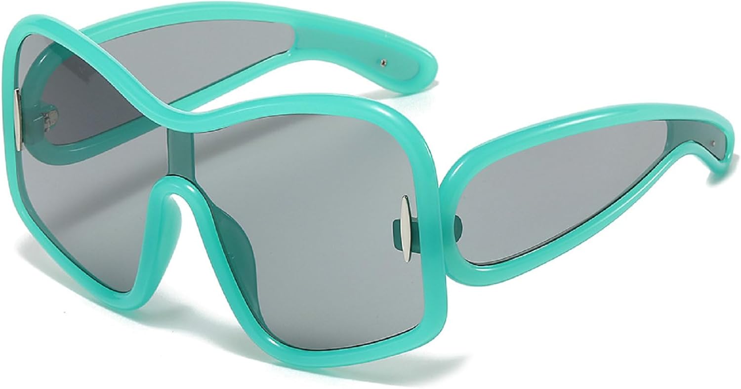 Большие квадратные женские солнцезащитные очки класса люкс, модные цельные мужские очки для активного отдыха, спорта, вождения, с защитой от УФ-излучения UV400, ретро-заклепками, солнцезащитные очки N45 mincl, Green
Большие квадратные женские солнцезащитные очки класса люкс, модные цельные мужские очки для активного отдыха, спорта, вождения, с защитой от УФ-излучения UV400, ретро-заклепками, солнцезащитные очки N45 mincl, Green