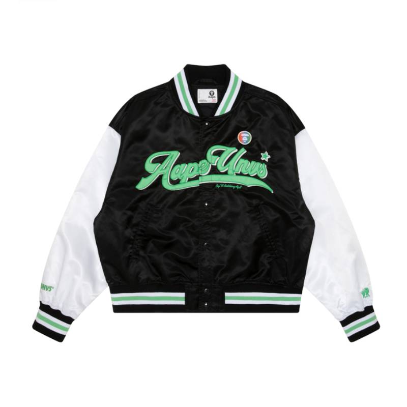 Aape Бомбер с аппликацией логотипа и цветными блоками, Black BKX
Aape Бомбер с аппликацией логотипа и цветными блоками, Black BKX