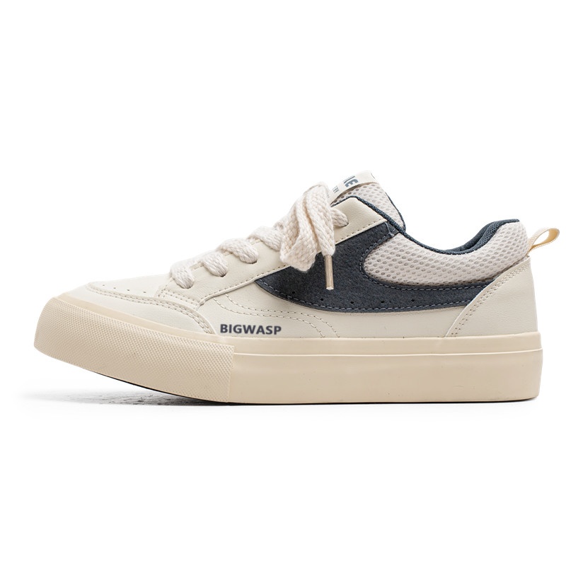 BIGWASP Амортизирующие износостойкие низкие скейтерские кроссовки мужские бело-синие, цвет White Blue
BIGWASP Амортизирующие износостойкие низкие скейтерские кроссовки мужские бело-синие, цвет White Blue