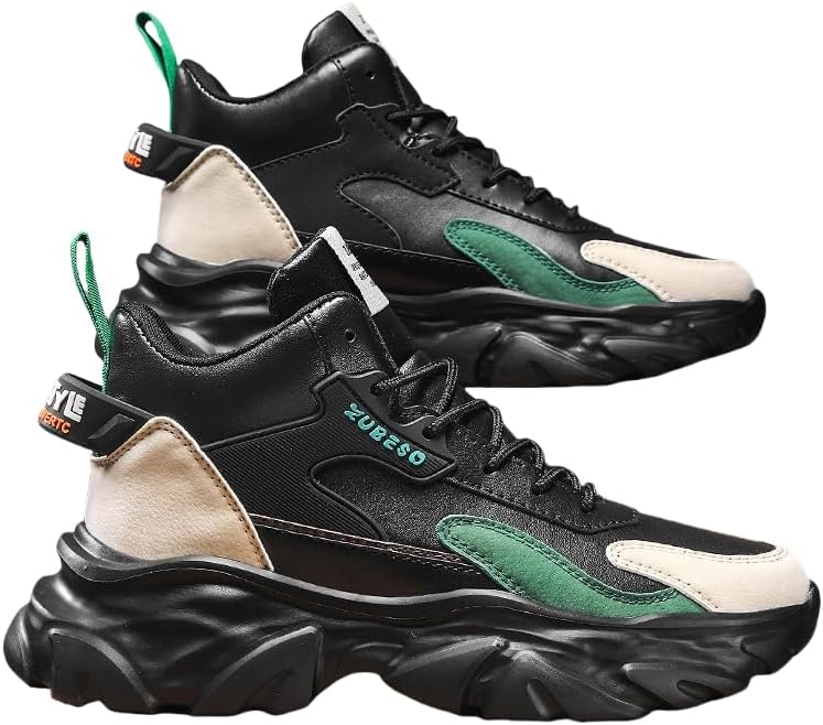 Мужские высокие спортивные кроссовки - модные повседневные кеды с прочной антискользящей толстой подошвой для повседневного ношения Hoalox, черный
Мужские высокие спортивные кроссовки - модные повседневные кеды с прочной антискользящей толстой подошвой для повседневного ношения Hoalox, черный