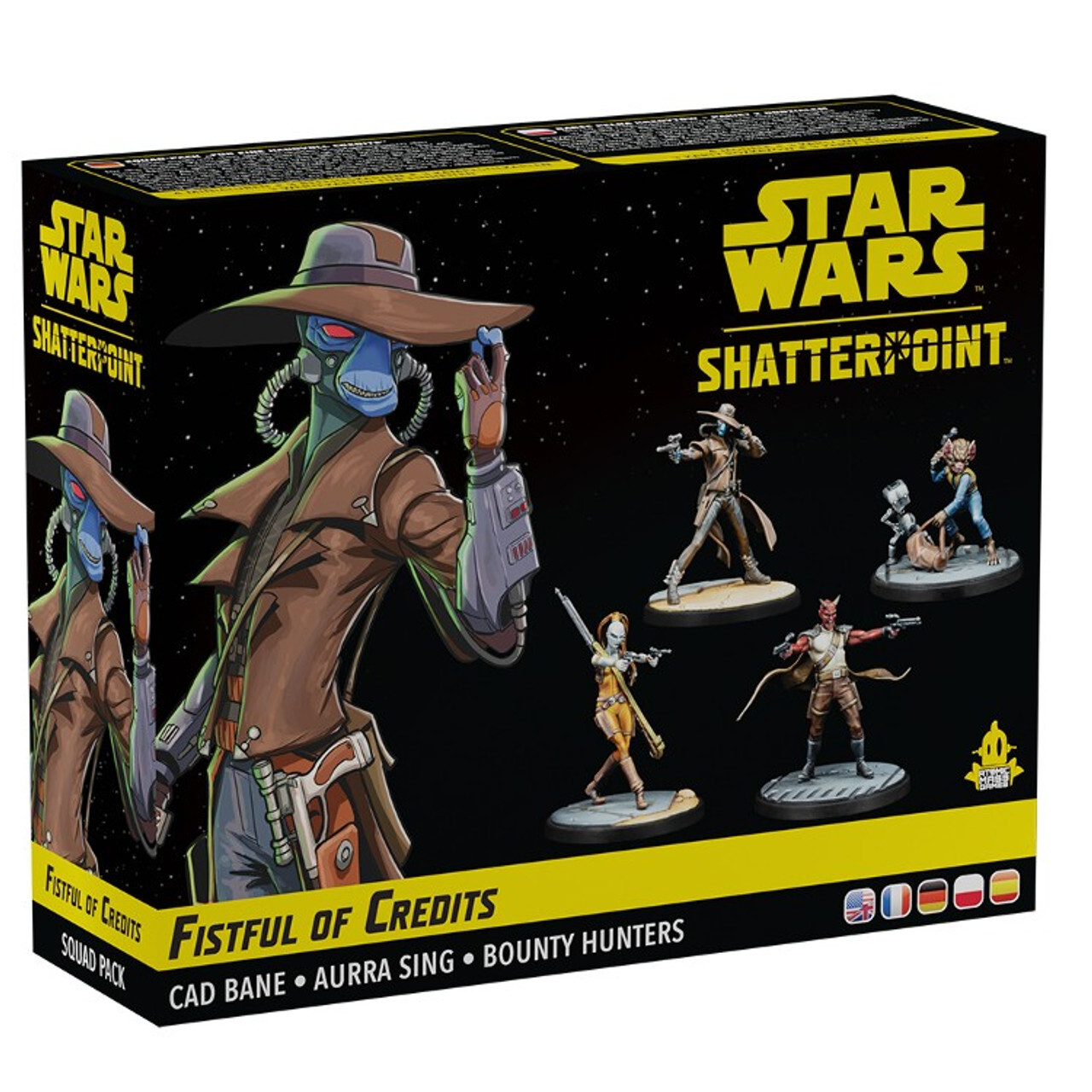Миниатюра Star Wars: Shatterpoint - Fistful of Credits - Cad Bane Squad Pack
Миниатюра Star Wars: Shatterpoint - Fistful of Credits - Cad Bane Squad Pack
