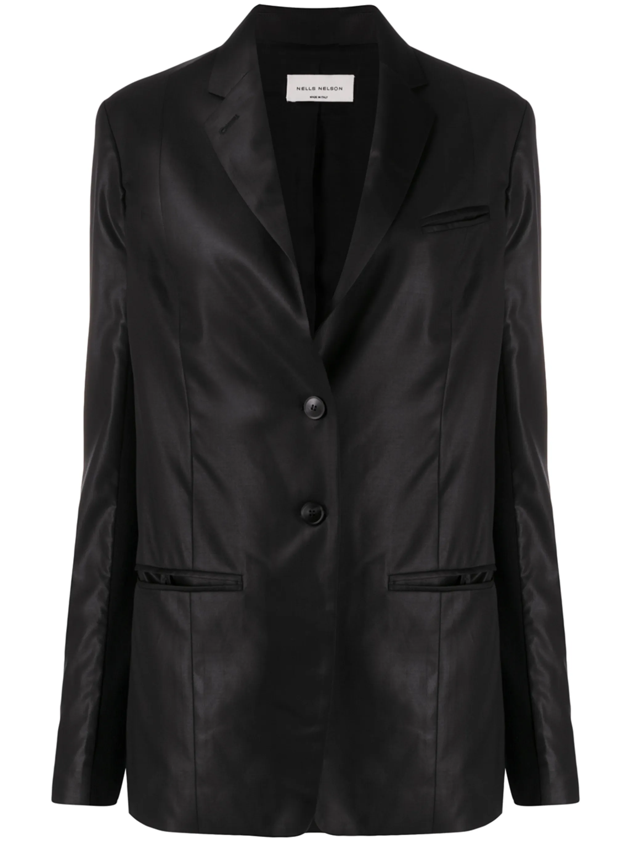 Однобортный блейзер Nells Nelson, черный
Однобортный блейзер Nells Nelson, черный