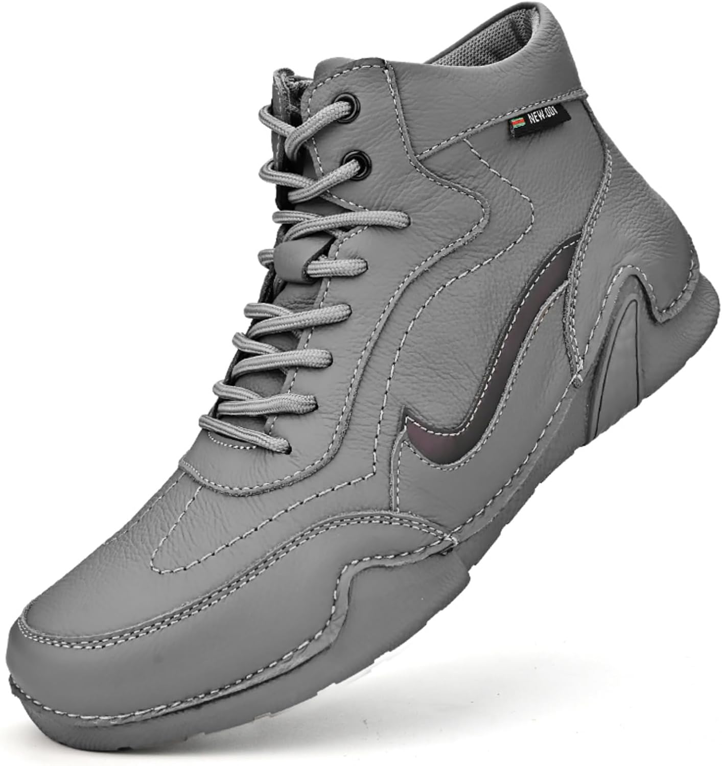 Мужские высокие ботинки из натуральной кожи, модные шнурованные кроссовки с амортизирующей подошвой, термоподкладкой, удобные, противоскользящие, для прогулок, путешествий, поездок Yrzhgdl, серый
Мужские высокие ботинки из натуральной кожи, модные шнурованные кроссовки с амортизирующей подошвой, термоподкладкой, удобные, противоскользящие, для прогулок, путешествий, поездок Yrzhgdl, серый