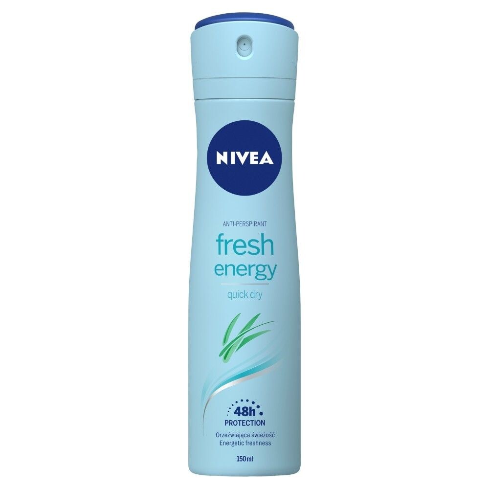Nivea Fresh Energy антиперспирант для женщин, 150 ml
Nivea Fresh Energy антиперспирант для женщин, 150 ml