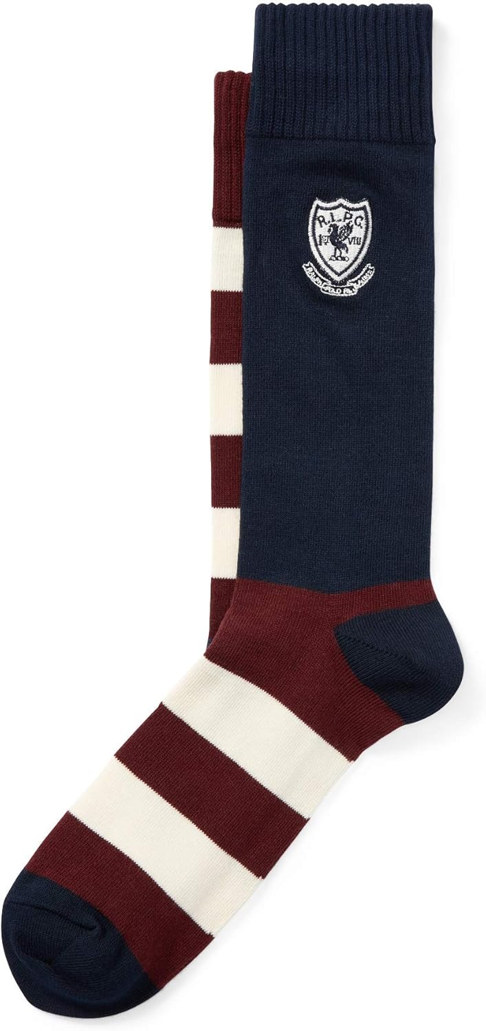 Polo RL мужские носки в полоску, набор из двух пар Polo Ralph Lauren, Navy
Polo RL мужские носки в полоску, набор из двух пар Polo Ralph Lauren, Navy