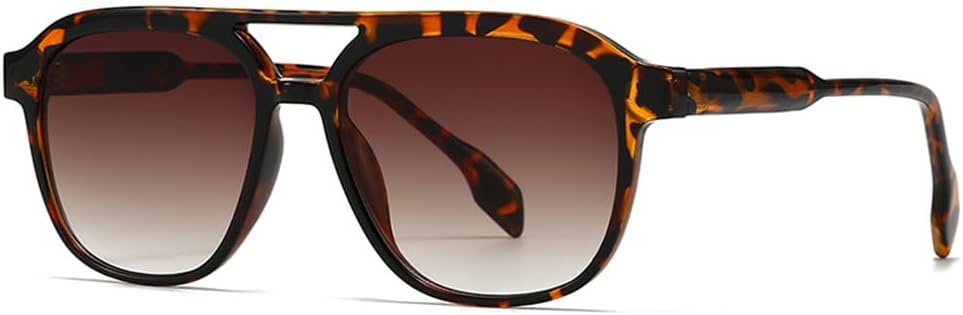 Солнцезащитные очки Double Bridges для мужчин и женщин, с градиентным переходом цвета чая и защитой от УФ-излучения UV400, идеально подходят для занятий спортом на открытом воздухе, бега и путешествий UYPTK, C7 Leopard Tea
Солнцезащитные очки Double Bridges для мужчин и женщин, с градиентным переходом цвета чая и защитой от УФ-излучения UV400, идеально подходят для занятий спортом на открытом воздухе, бега и путешествий UYPTK, C7 Leopard Tea