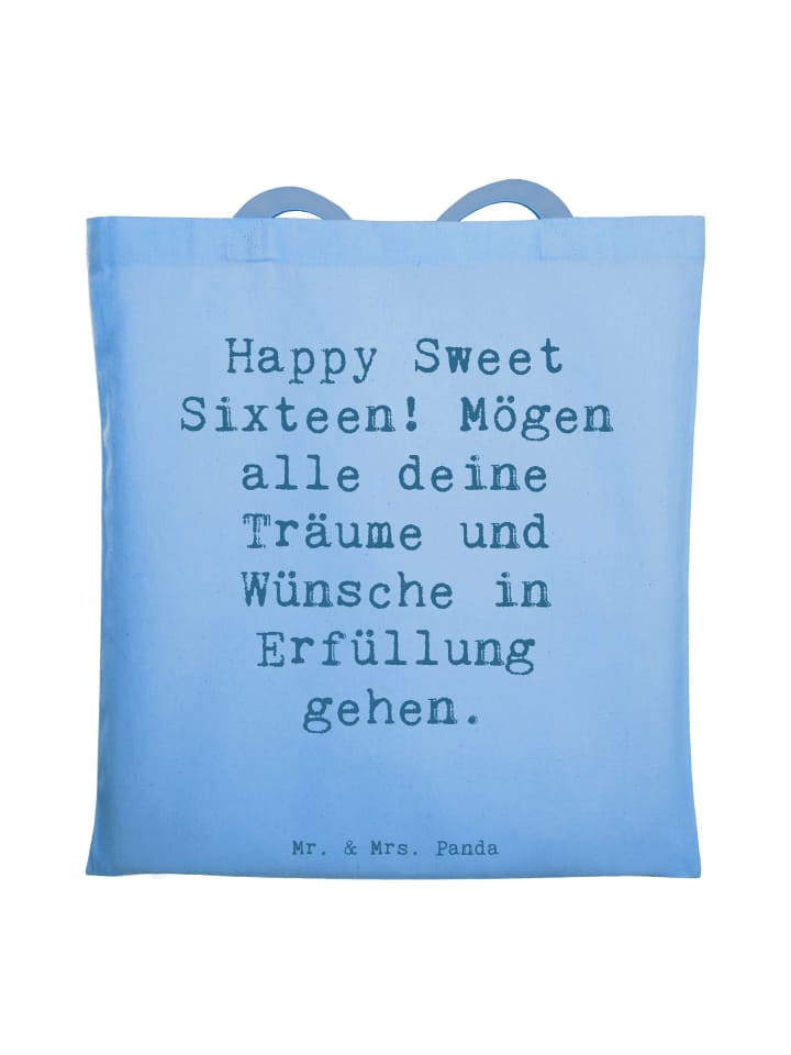 Mr. & Mrs. Panda Сумка-шоппер с надписью в небесно-голубом цвете в честь 16-летия
Mr. & Mrs. Panda Сумка-шоппер с надписью в небесно-голубом цвете в честь 16-летия