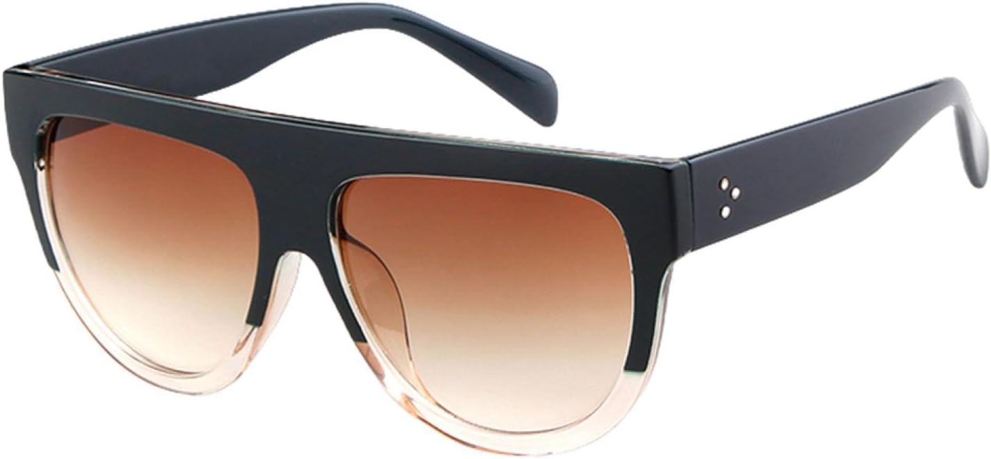 Солнцезащитные очки в винтажной оправе с плоским верхом, черепаховой расцветкой, градиентными заклепками, ретро, большие оправы, защита от УФ-излучения «кошачий глаз» WNCKSQ, C11
Солнцезащитные очки в винтажной оправе с плоским верхом, черепаховой расцветкой, градиентными заклепками, ретро, большие оправы, защита от УФ-излучения «кошачий глаз» WNCKSQ, C11