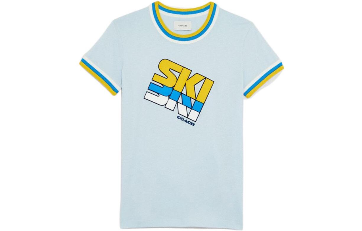 Футболка женская светло-голубая Coach
Футболка женская светло-голубая Coach