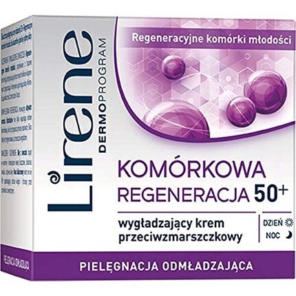 Cellular Regeneration 50+ Разглаживающий крем против морщин 50 мл, Lirene 
Cellular Regeneration 50+ Разглаживающий крем против морщин 50 мл, Lirene