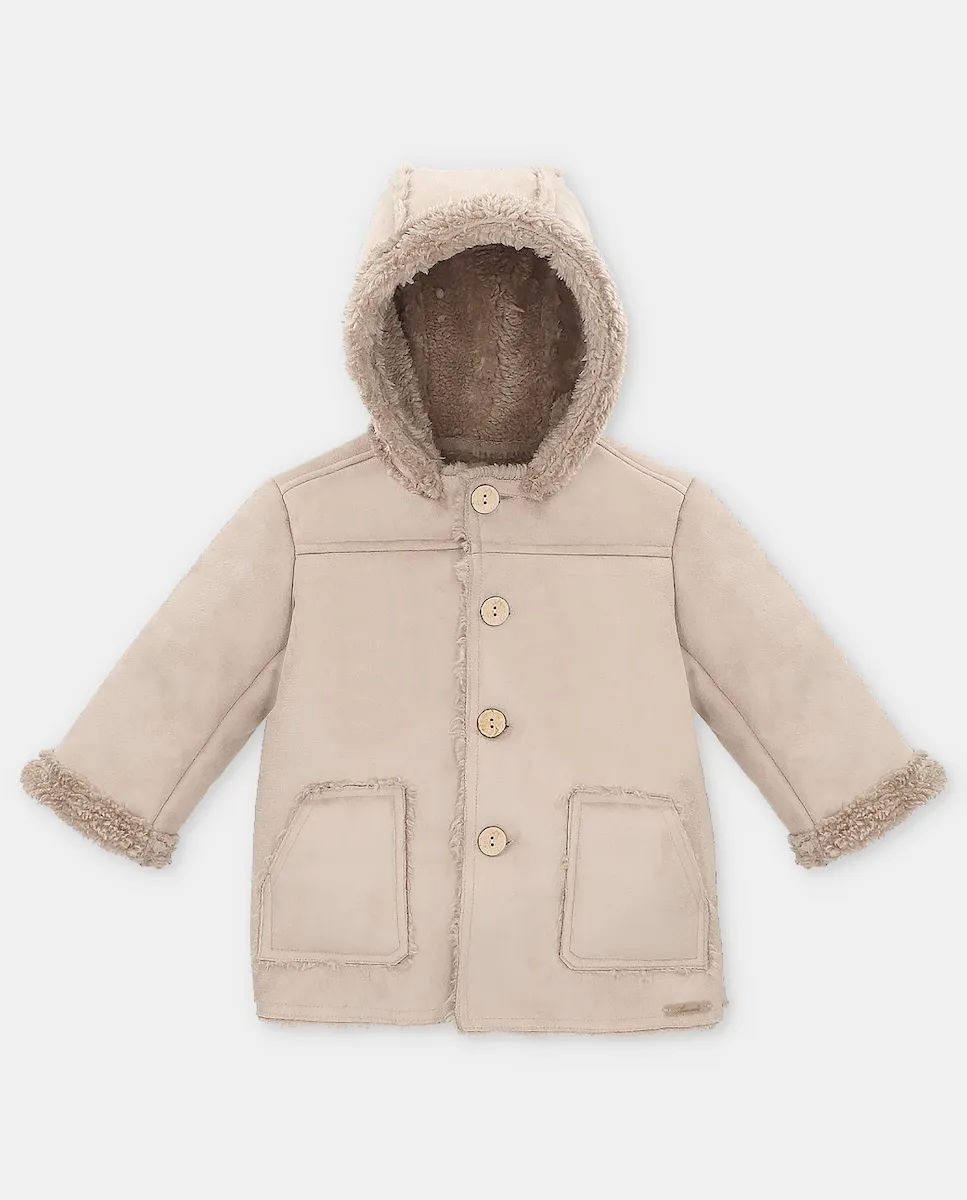 Детский двусторонний плащ с капюшоном и подкладкой из искусственной шерсти Martín Aranda, светло-коричневый
Детский двусторонний плащ с капюшоном и подкладкой из искусственной шерсти Martín Aranda, светло-коричневый