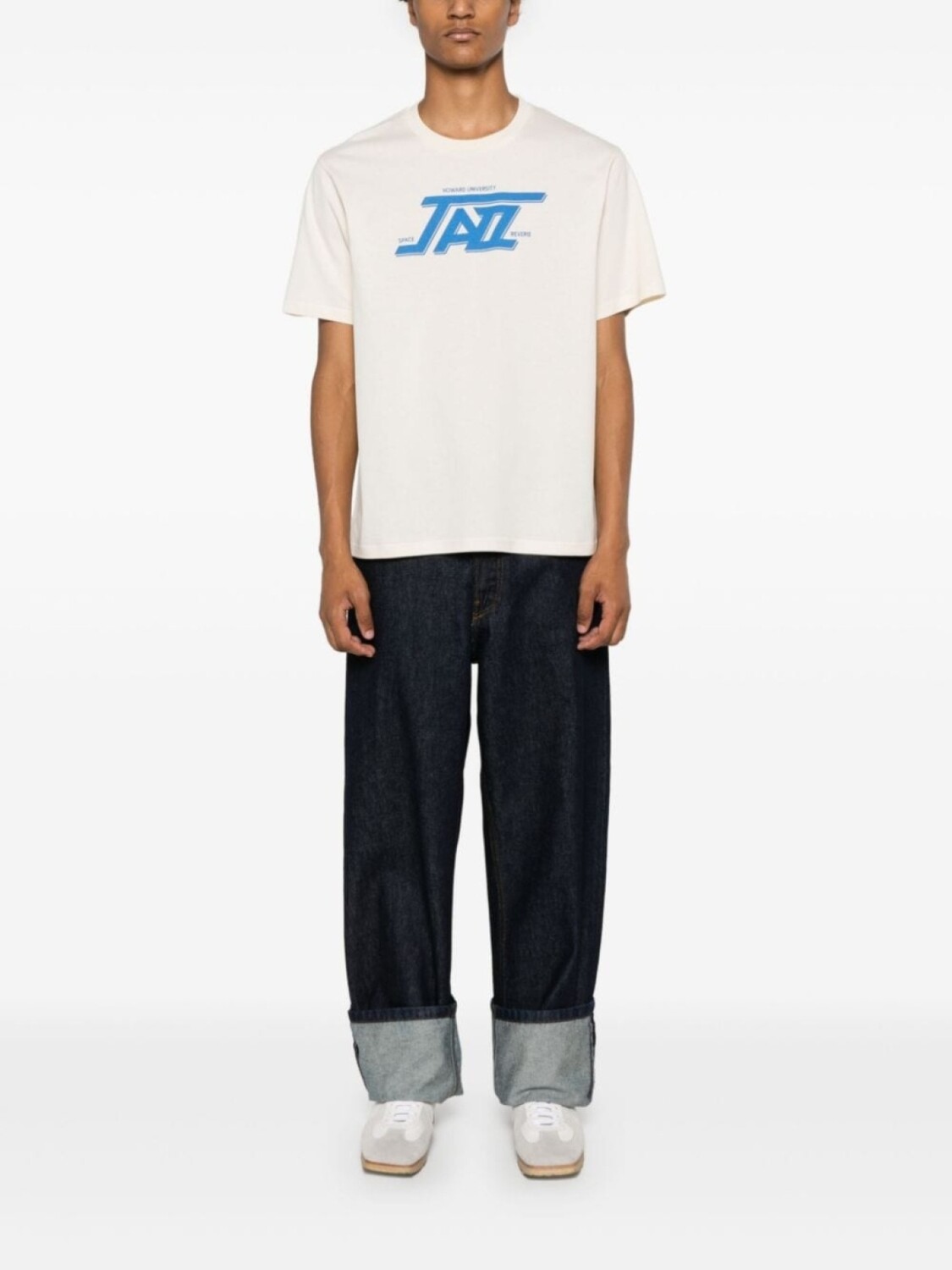 Wales Bonner футболка из хлопка с джазовым принтом, белый
Wales Bonner футболка из хлопка с джазовым принтом, белый