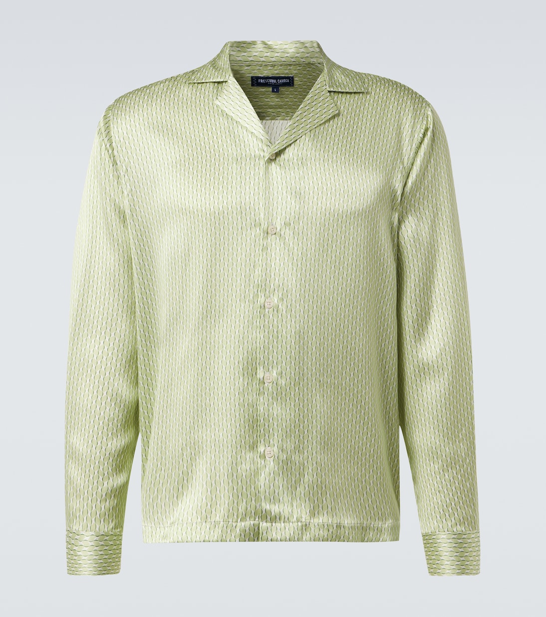 Шёлковая рубашка с принтом Safra Frescobol Carioca, Pistachio
Шёлковая рубашка с принтом Safra Frescobol Carioca, Pistachio