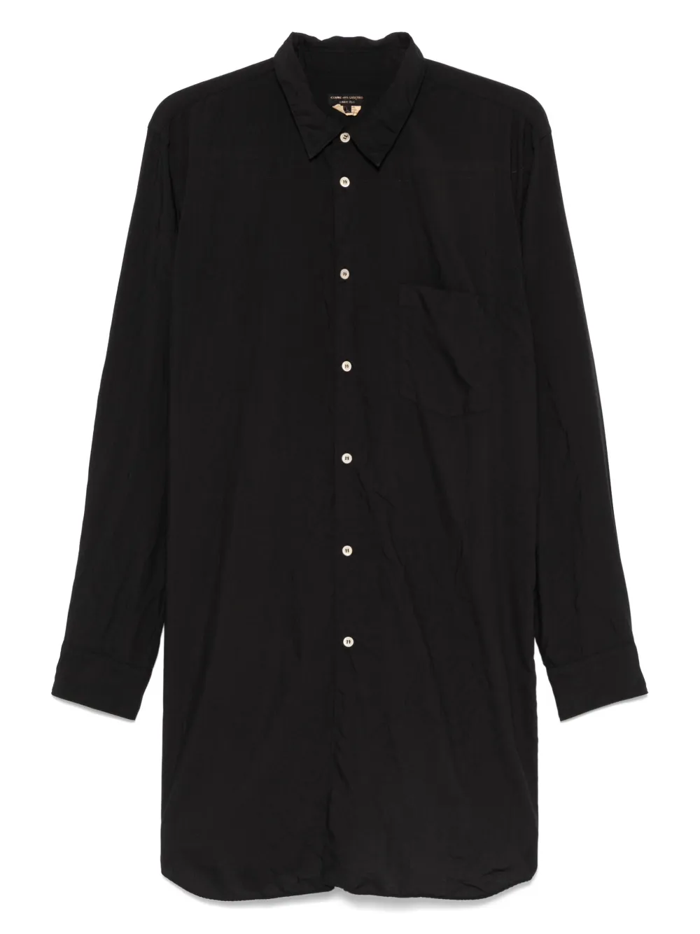 Рубашка на пуговицах Comme des Garçons Homme Plus, черный 
Рубашка на пуговицах Comme des Garçons Homme Plus, черный