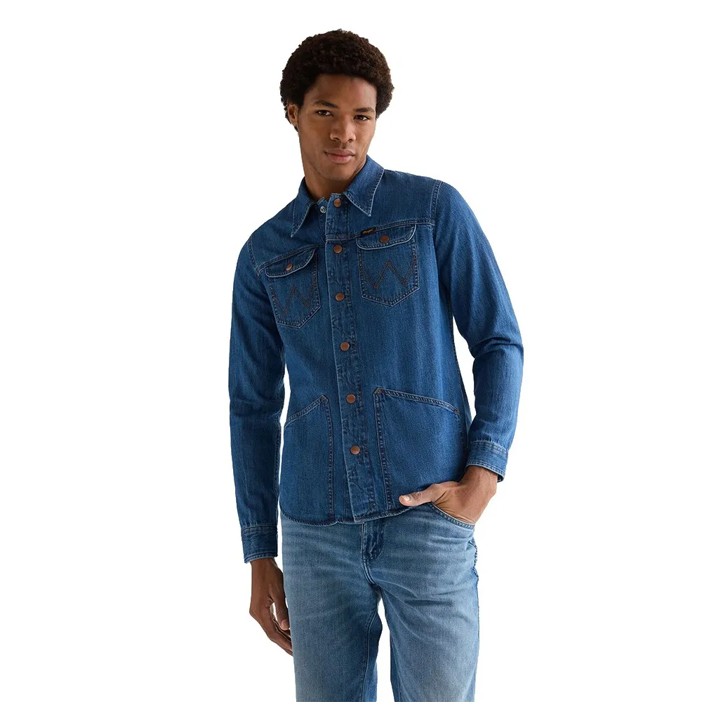 Рубашка с длинным рукавом Wrangler Wrange, синий
Рубашка с длинным рукавом Wrangler Wrange, синий
