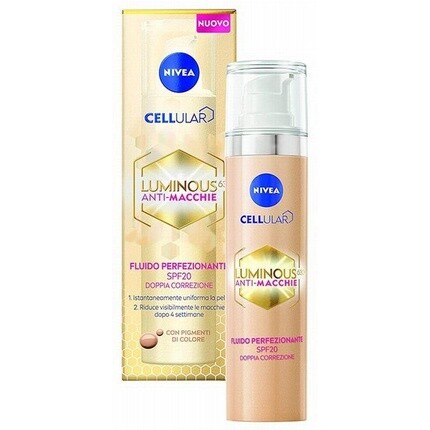 Cellular Luminous 630 Средство против пятен SPF20 Nivea
Cellular Luminous 630 Средство против пятен SPF20 Nivea