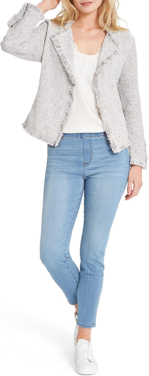 Пиджак смешанного трикотажа с бахромой NIC+ZOE, цвет Sugar Cookie
Пиджак смешанного трикотажа с бахромой NIC+ZOE, цвет Sugar Cookie