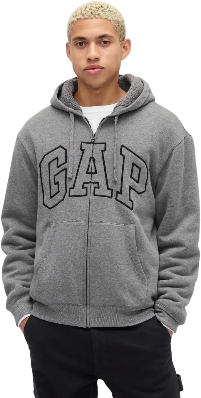 Толстовка GAP Logo Sherpa с молнией
Толстовка GAP Logo Sherpa с молнией