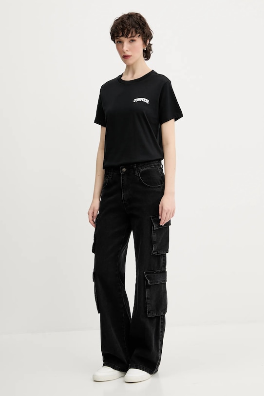 Хлопковая футболка Converse, черный
Хлопковая футболка Converse, черный