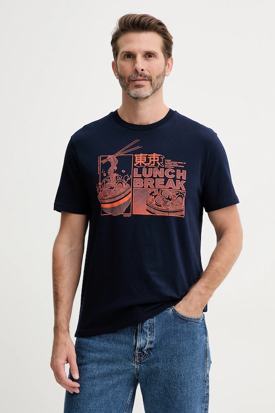 Хлопковая футболка United Colors Of Benetton, темно-синий
Хлопковая футболка United Colors Of Benetton, темно-синий