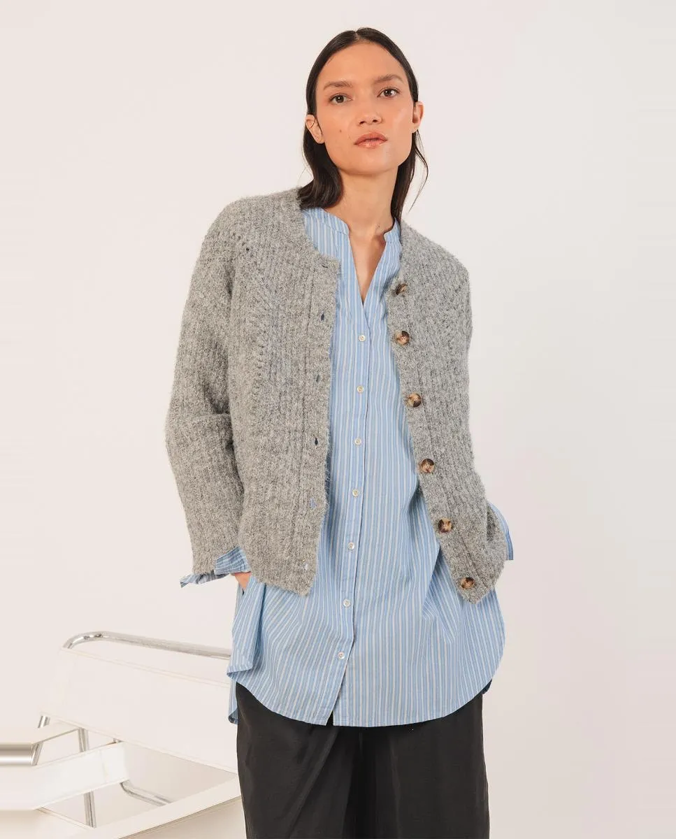 Женская куртка с длинным рукавом и круглым вырезом Indi & Cold, светло-серый
Женская куртка с длинным рукавом и круглым вырезом Indi & Cold, светло-серый