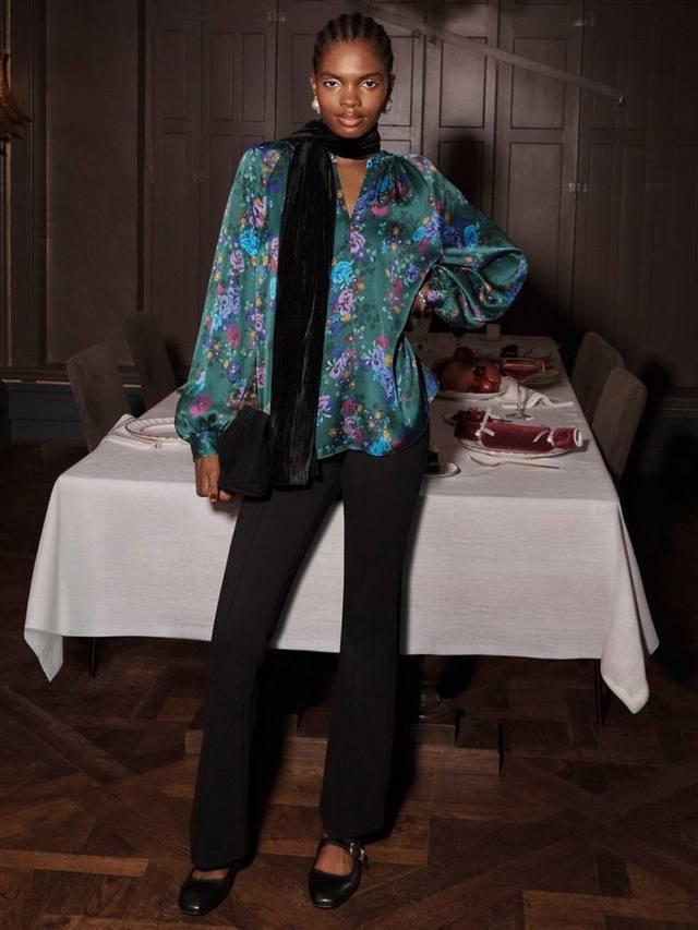 Топ Edna Floral из сатина Hobbs, Green/Multi
Топ Edna Floral из сатина Hobbs, Green/Multi