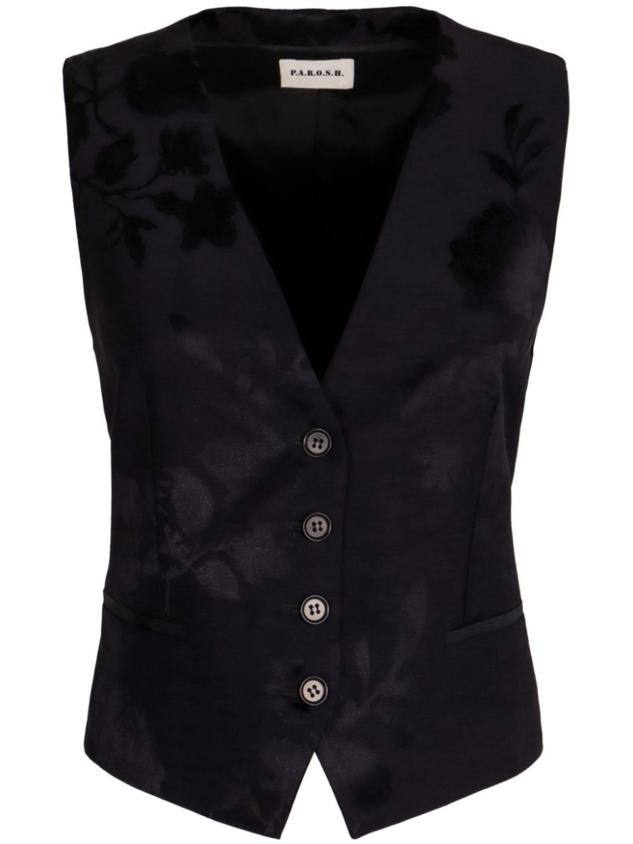 P.A.R.O.S.H. однобортный жилет, синий
P.A.R.O.S.H. однобортный жилет, синий