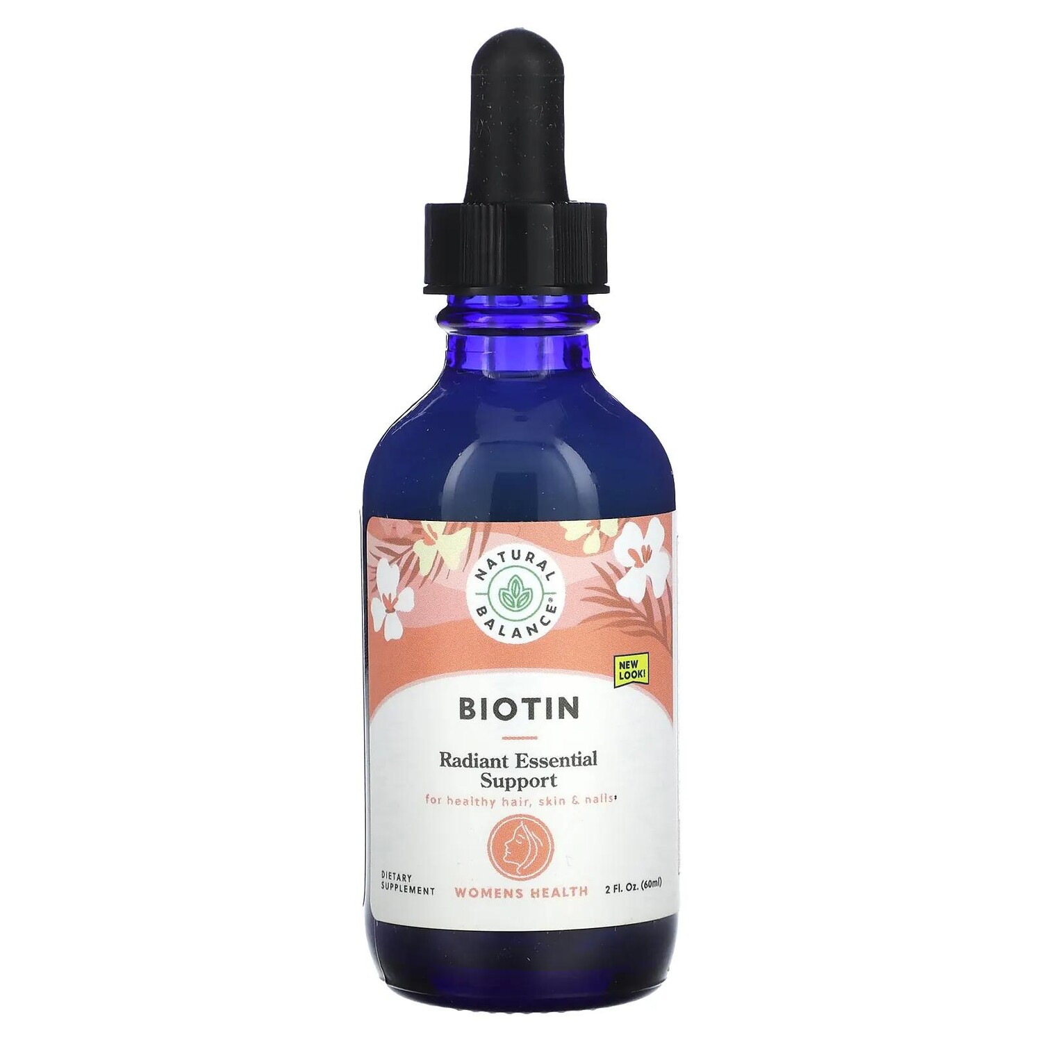 Natural Balance Maximum Strength Liquid Biotin Citrus Flavored 5,000 mcg 2 fl oz (60 ml)
Natural Balance Maximum Strength Liquid Biotin Citrus Flavored 5,000 mcg 2 fl oz (60 ml)