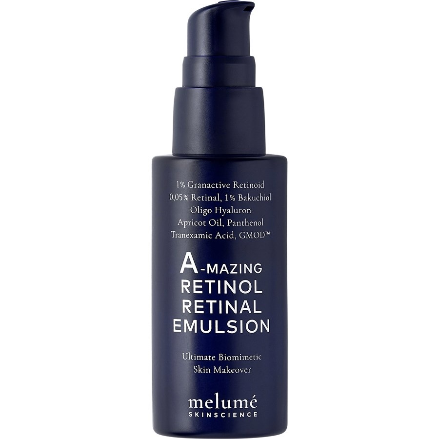 Крем для лица a-mazing retinol retinal emulsion Melume Skinscience, объем 30 мл
Крем для лица a-mazing retinol retinal emulsion Melume Skinscience, объем 30 мл