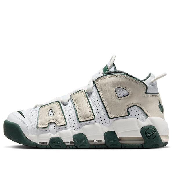 Кроссовки air more uptempo '96 'vintage green' Nike, белый 
Кроссовки air more uptempo '96 'vintage green' Nike, белый
