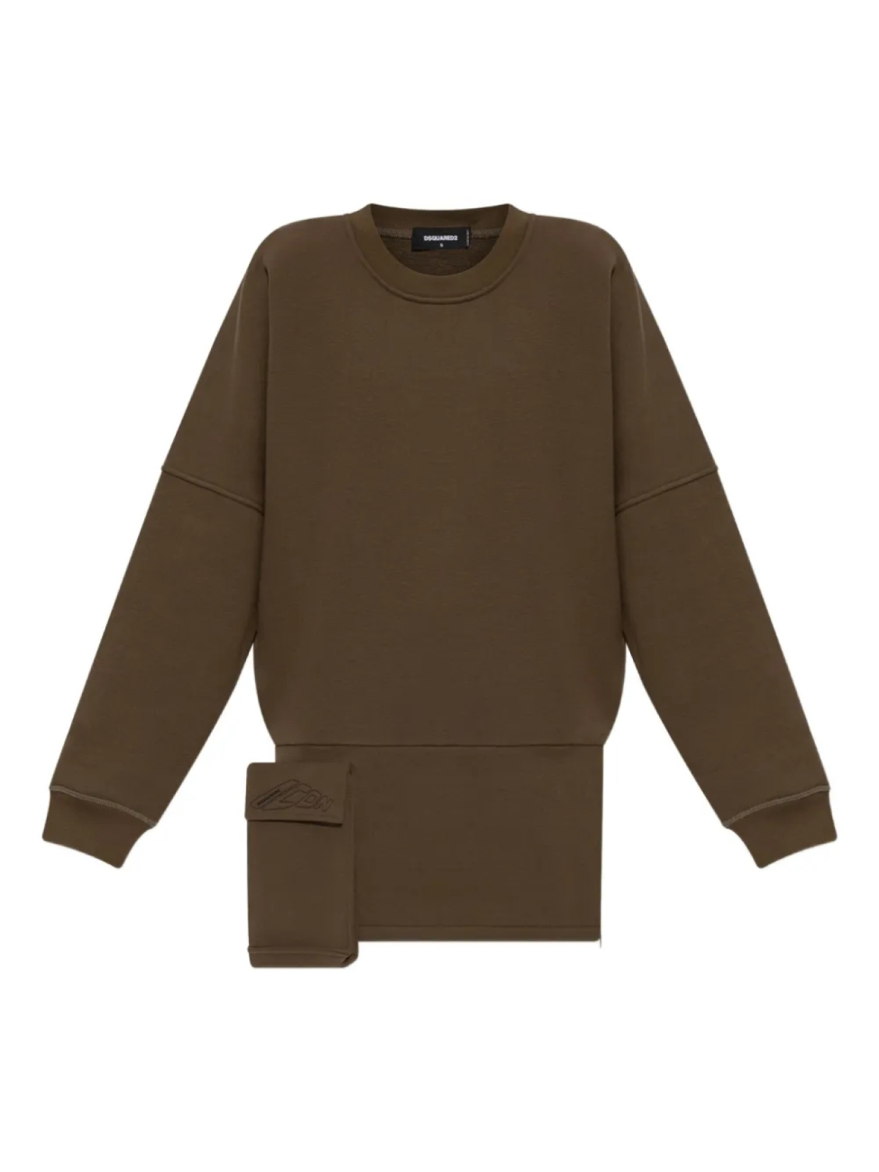 Платье-свитшот DSQUARED2 с асимметричным подолом, зеленый
Платье-свитшот DSQUARED2 с асимметричным подолом, зеленый