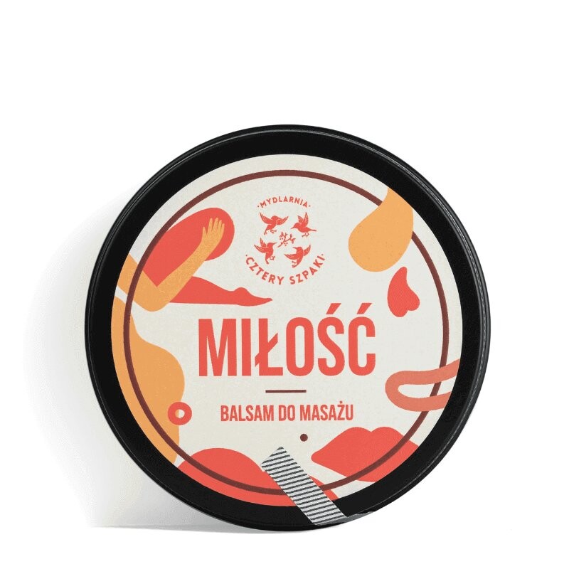 Веганский массажный бальзам для тела Любовь, Четыре скворца 100 мл 4 Szpaki
Веганский массажный бальзам для тела Любовь, Четыре скворца 100 мл 4 Szpaki